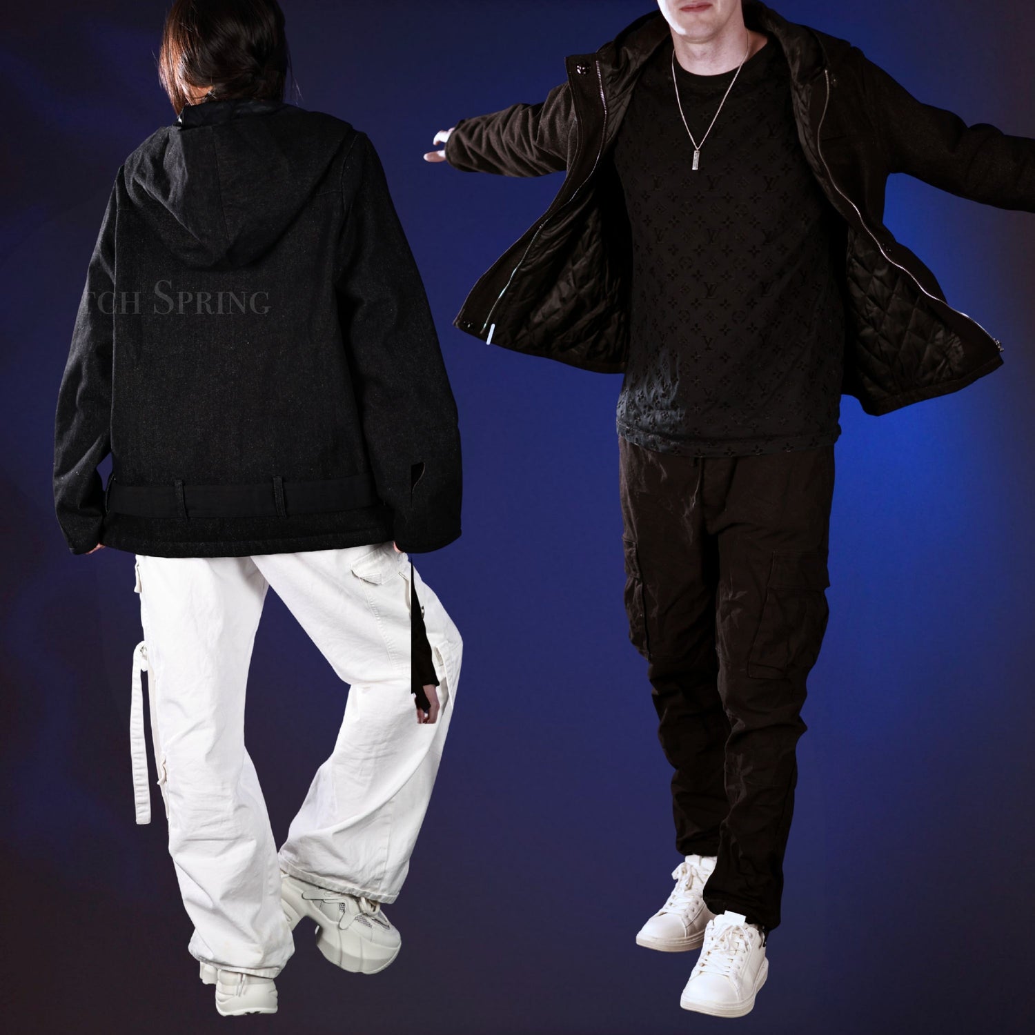 Black Arise Denim Jacket Preorder