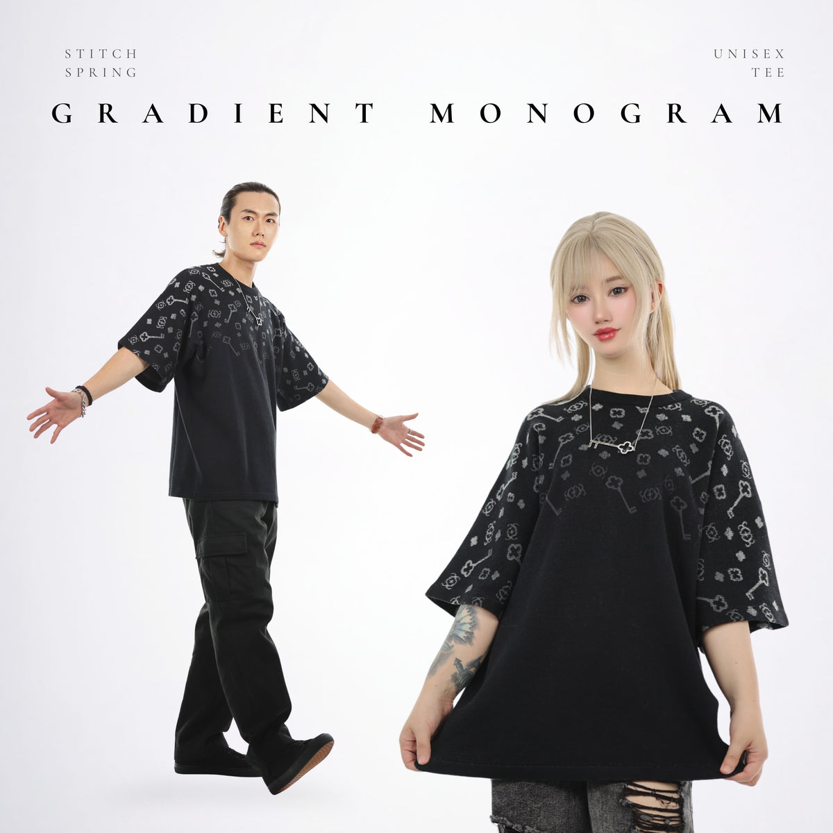 Limited Edition Gradient Monogram Tee Preorder
