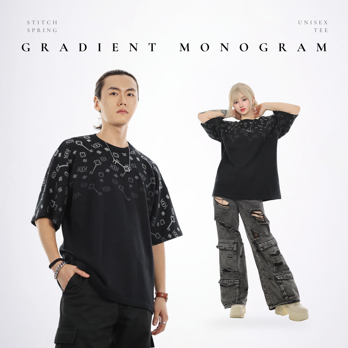 Limited Edition Gradient Monogram Tee Preorder