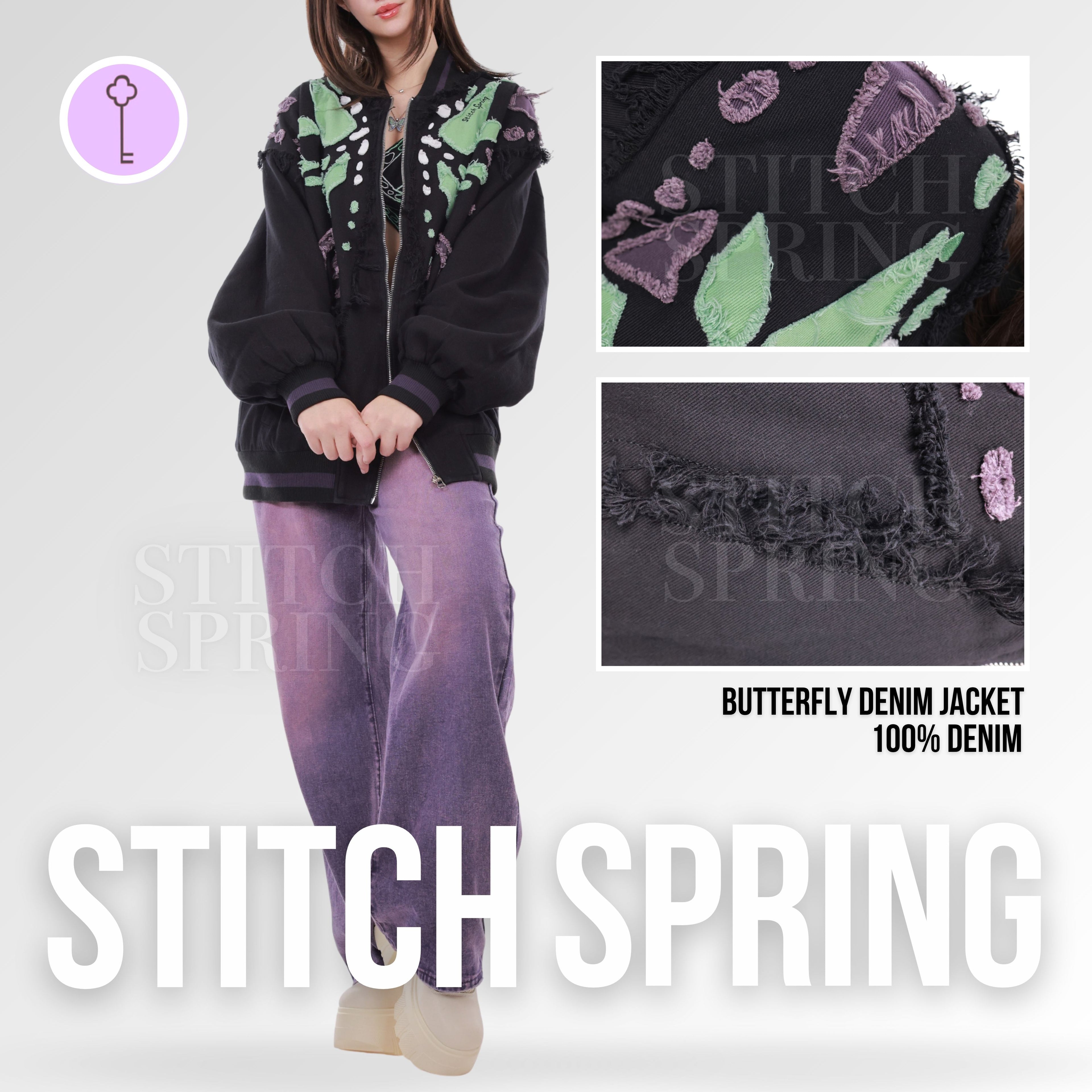 Butterfly Denim Jacket Preorder