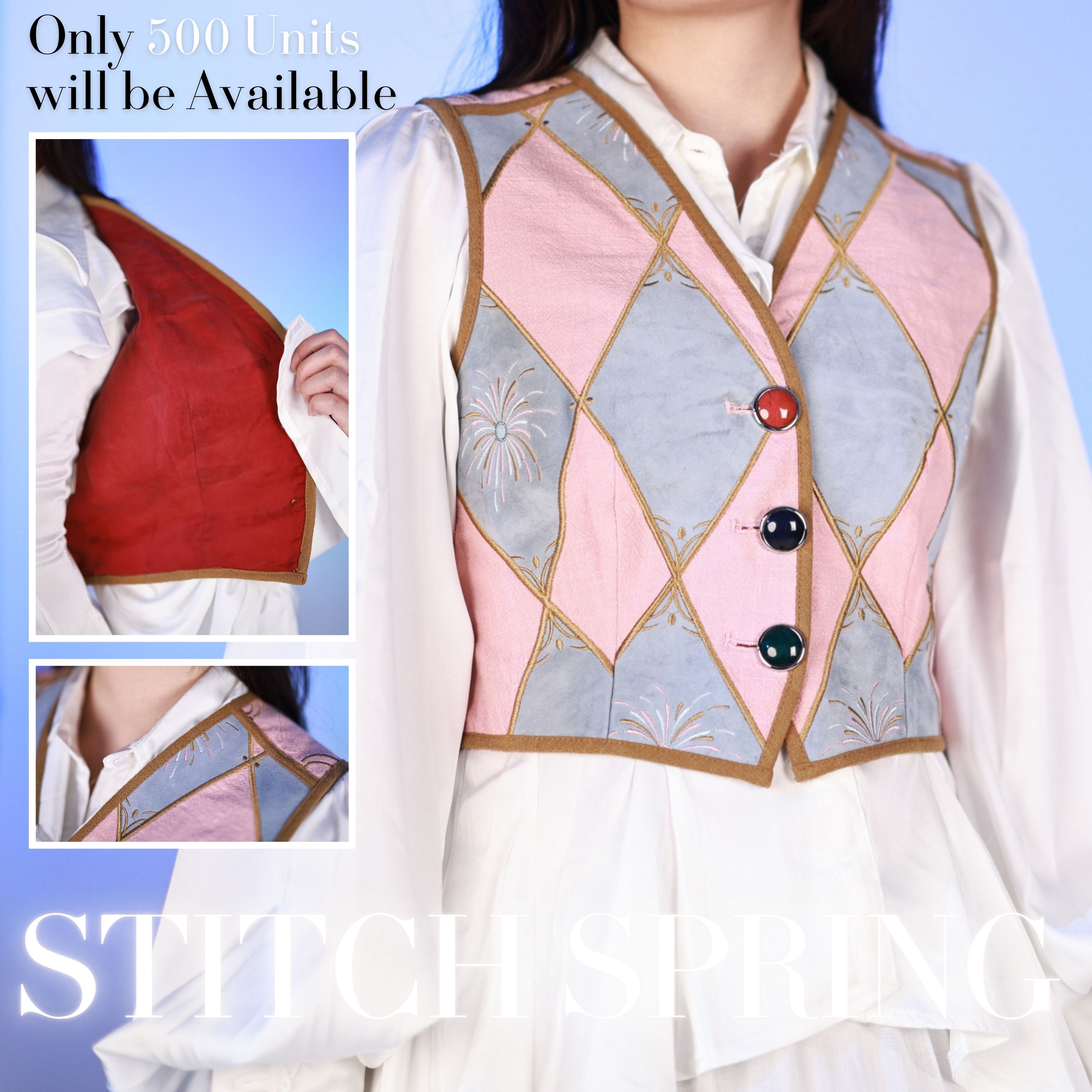 Cropped Castle Vest Preorder