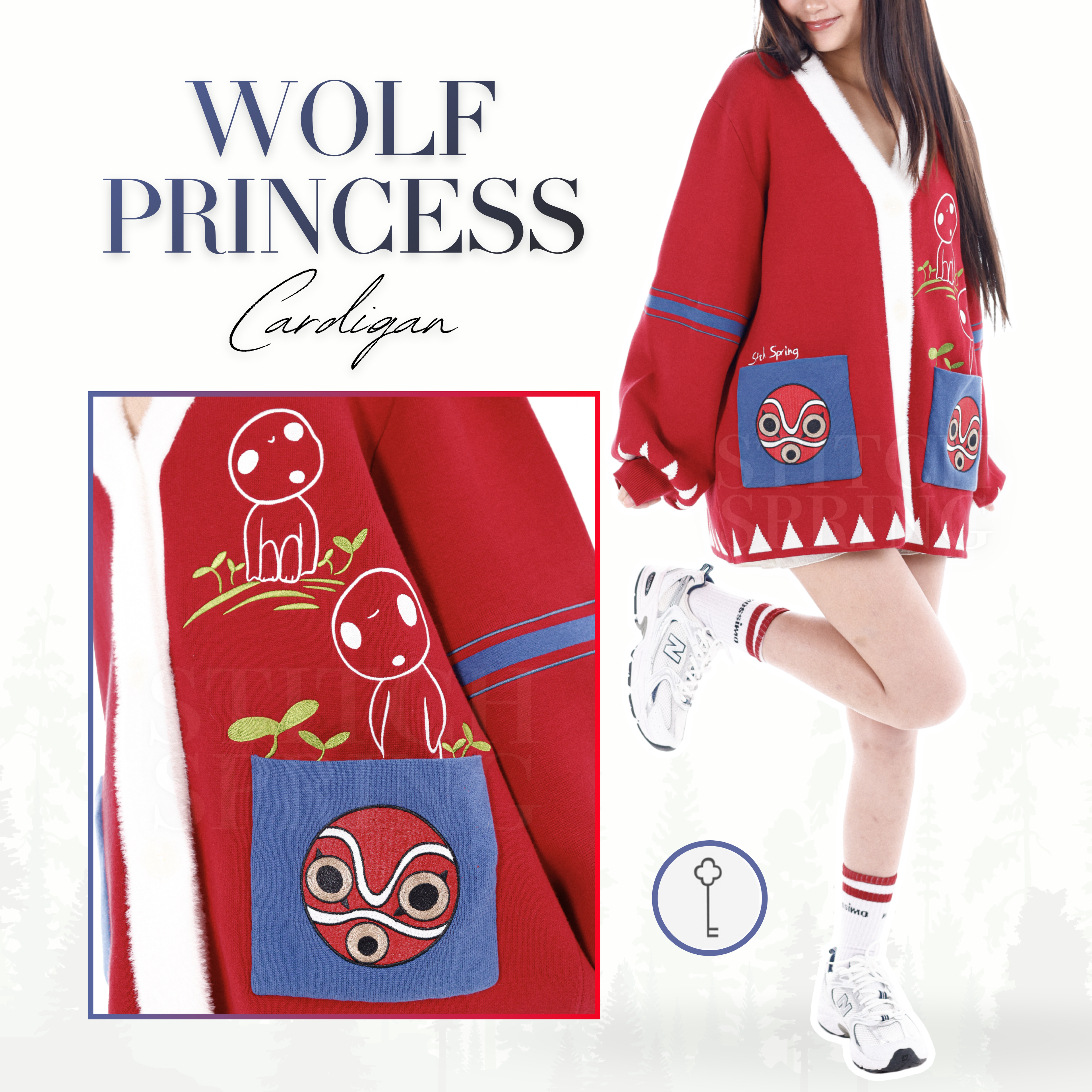 Wolf Princess Cardigan Preorder