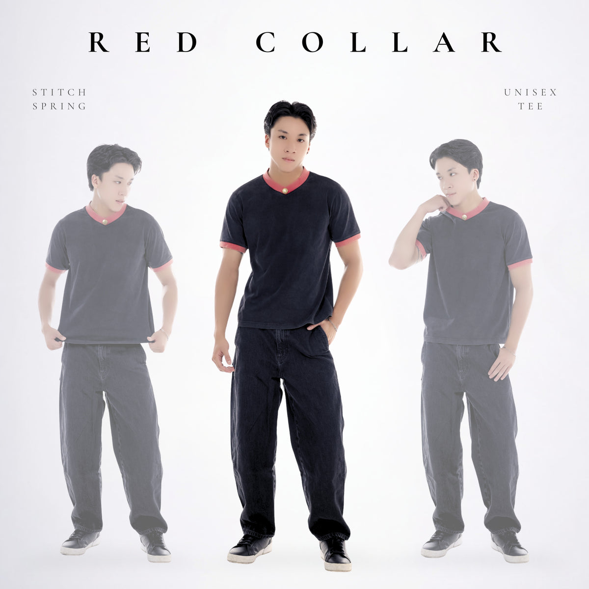 Red Collar Tee Preorder
