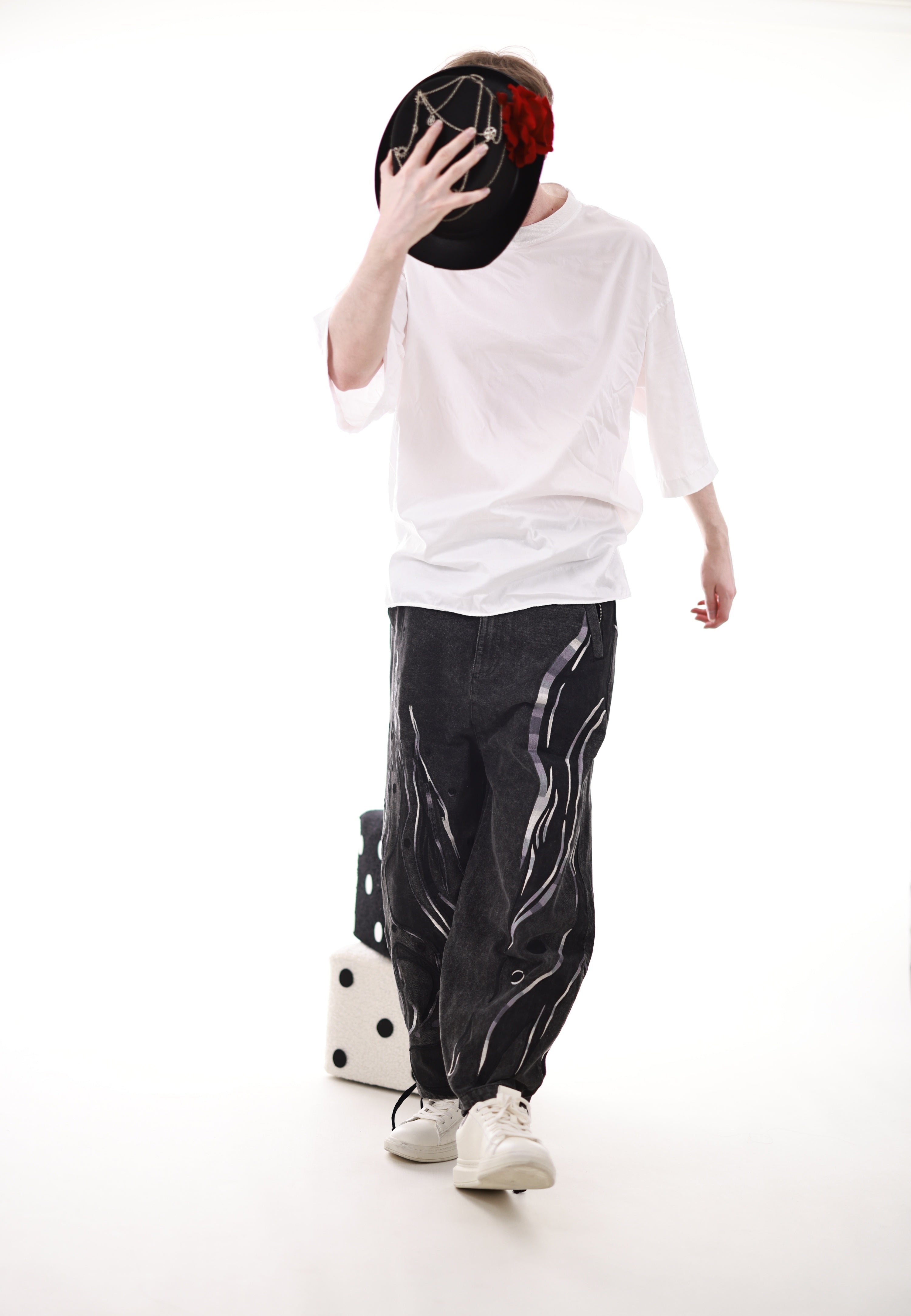 Black Aura Denim Pants Preorder