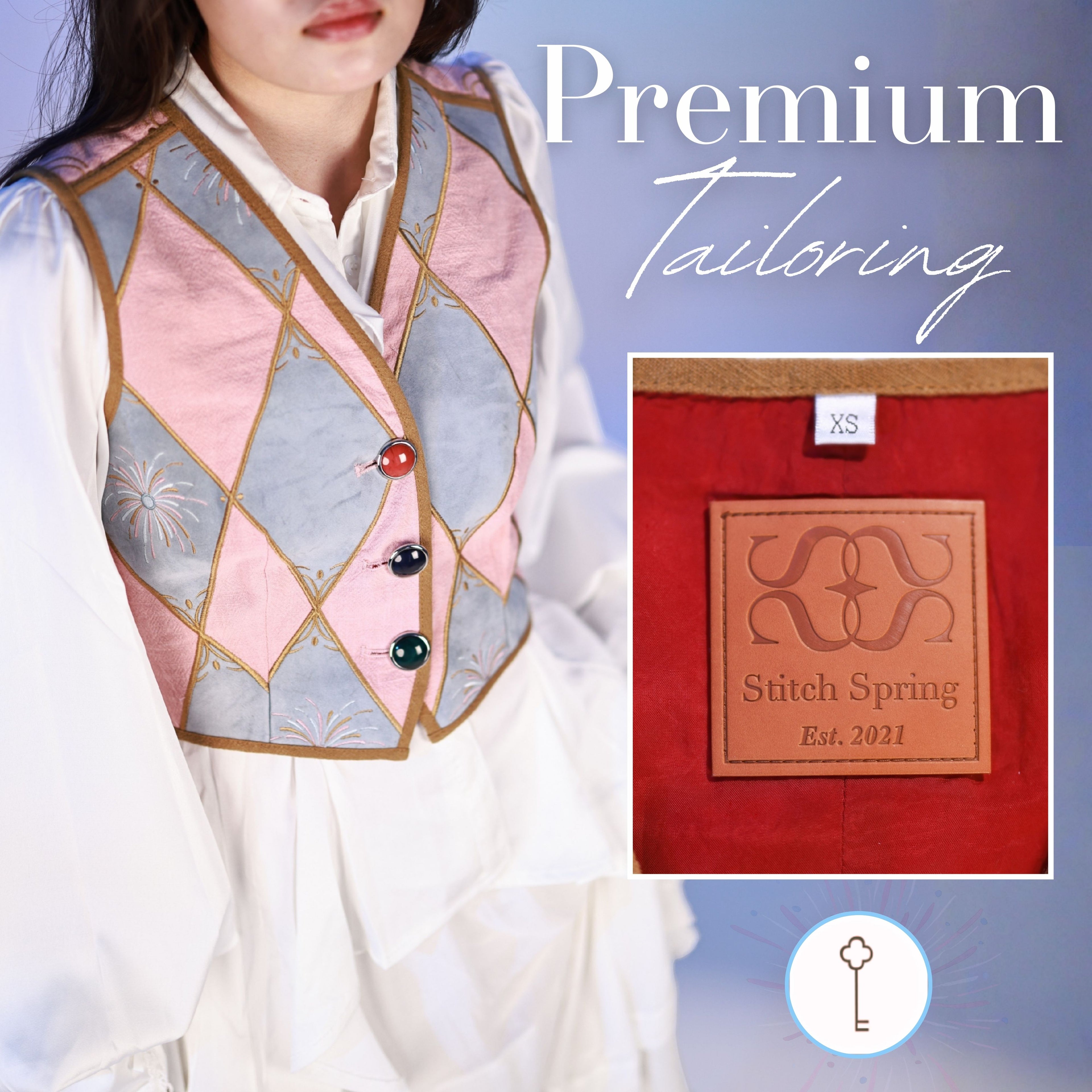 Cropped Castle Vest Preorder