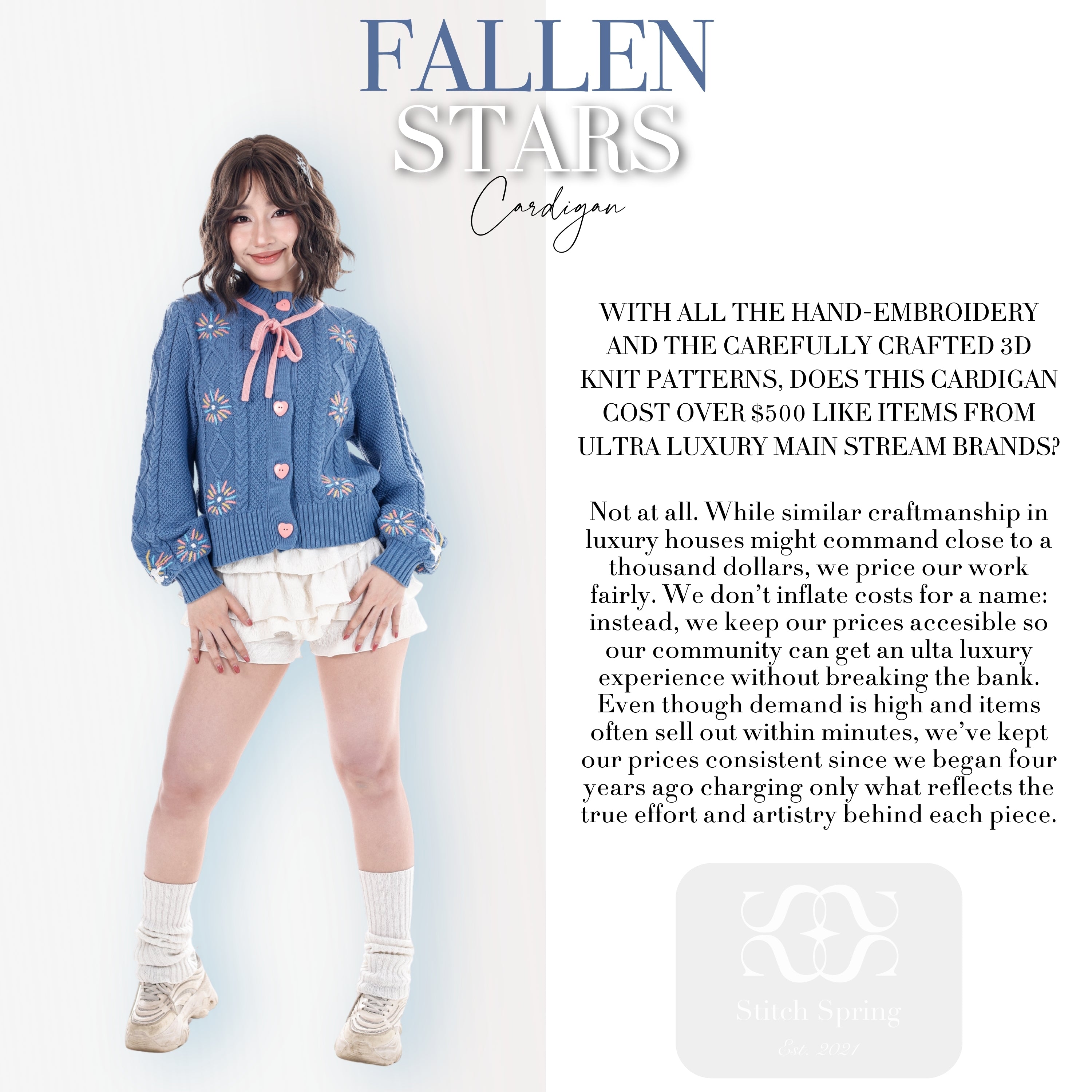 Fallen Stars Cardigan Preorder