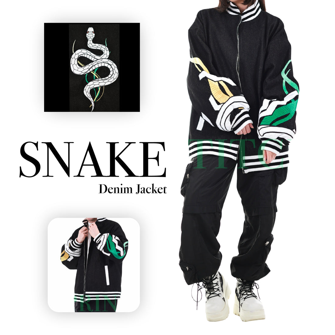 Snake Denim Jacket Preorder