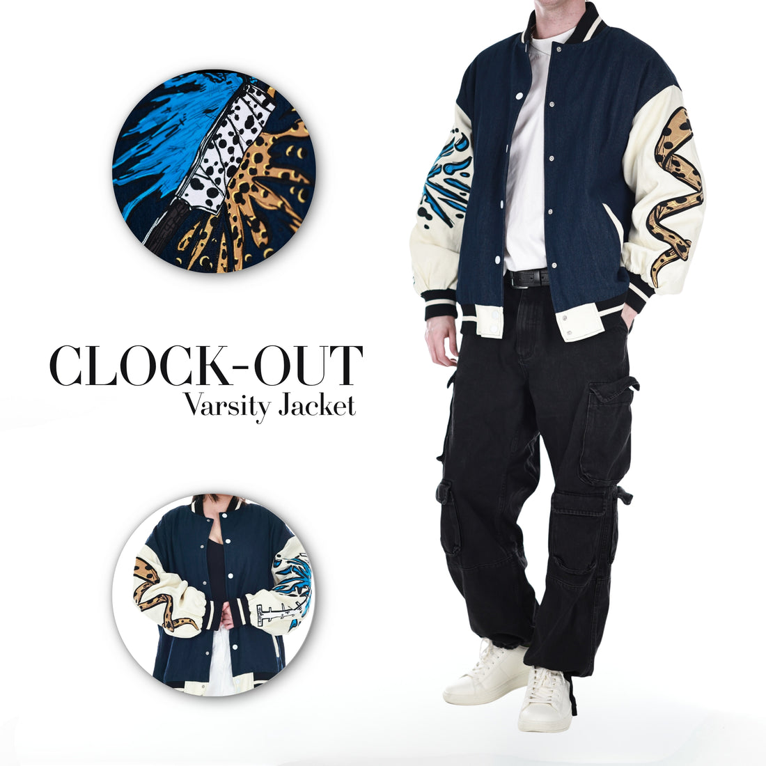 Clock-Out Varsity Jacket Preorder