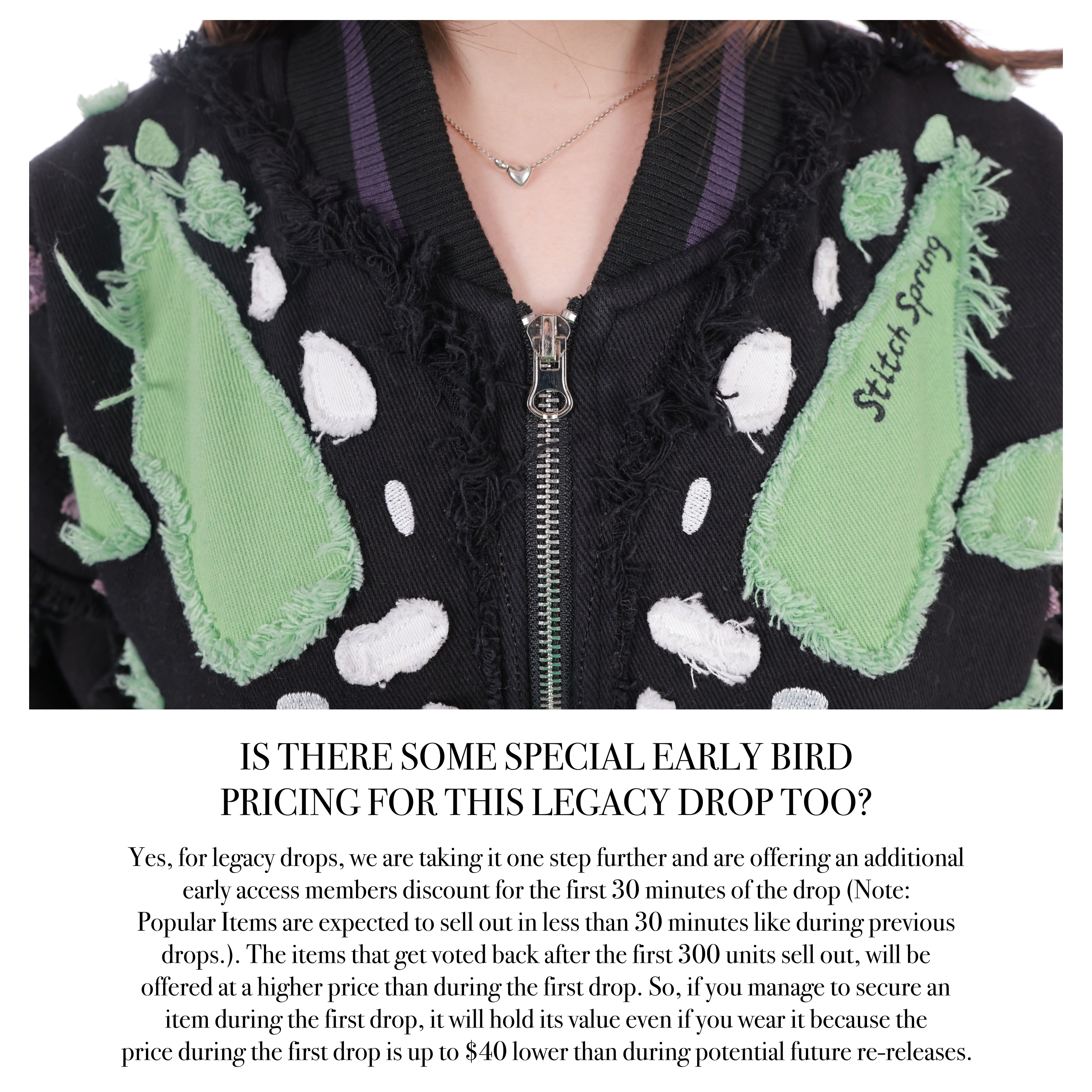 Butterfly Denim Jacket Preorder