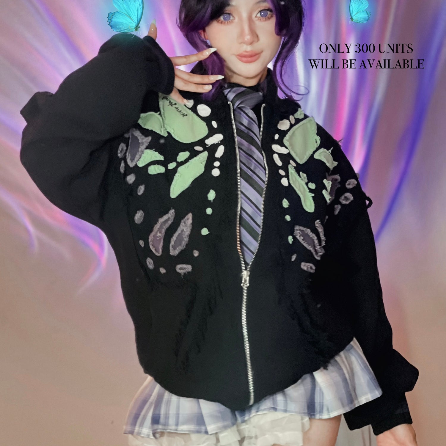 Butterfly Denim Jacket Preorder