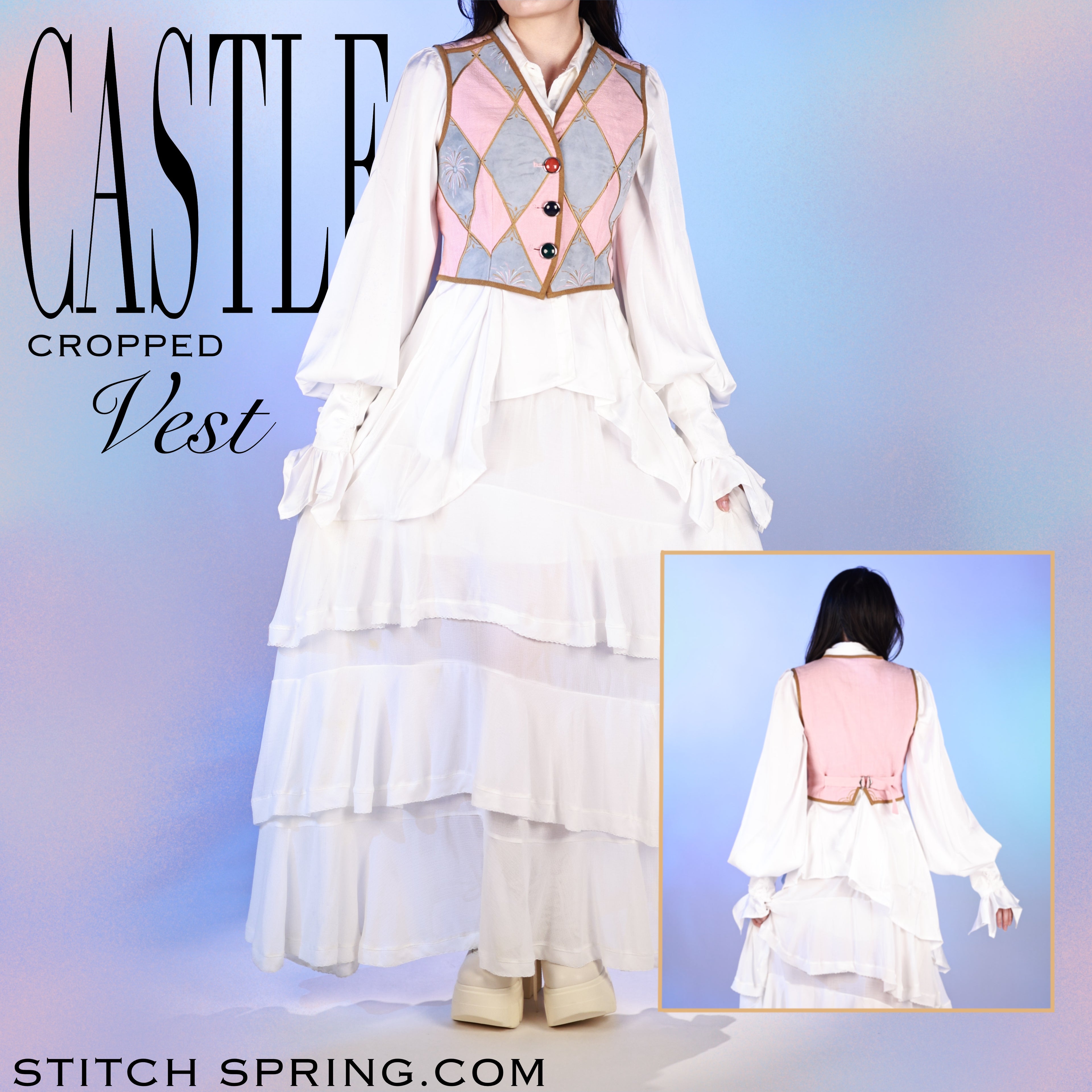 Cropped Castle Vest Preorder