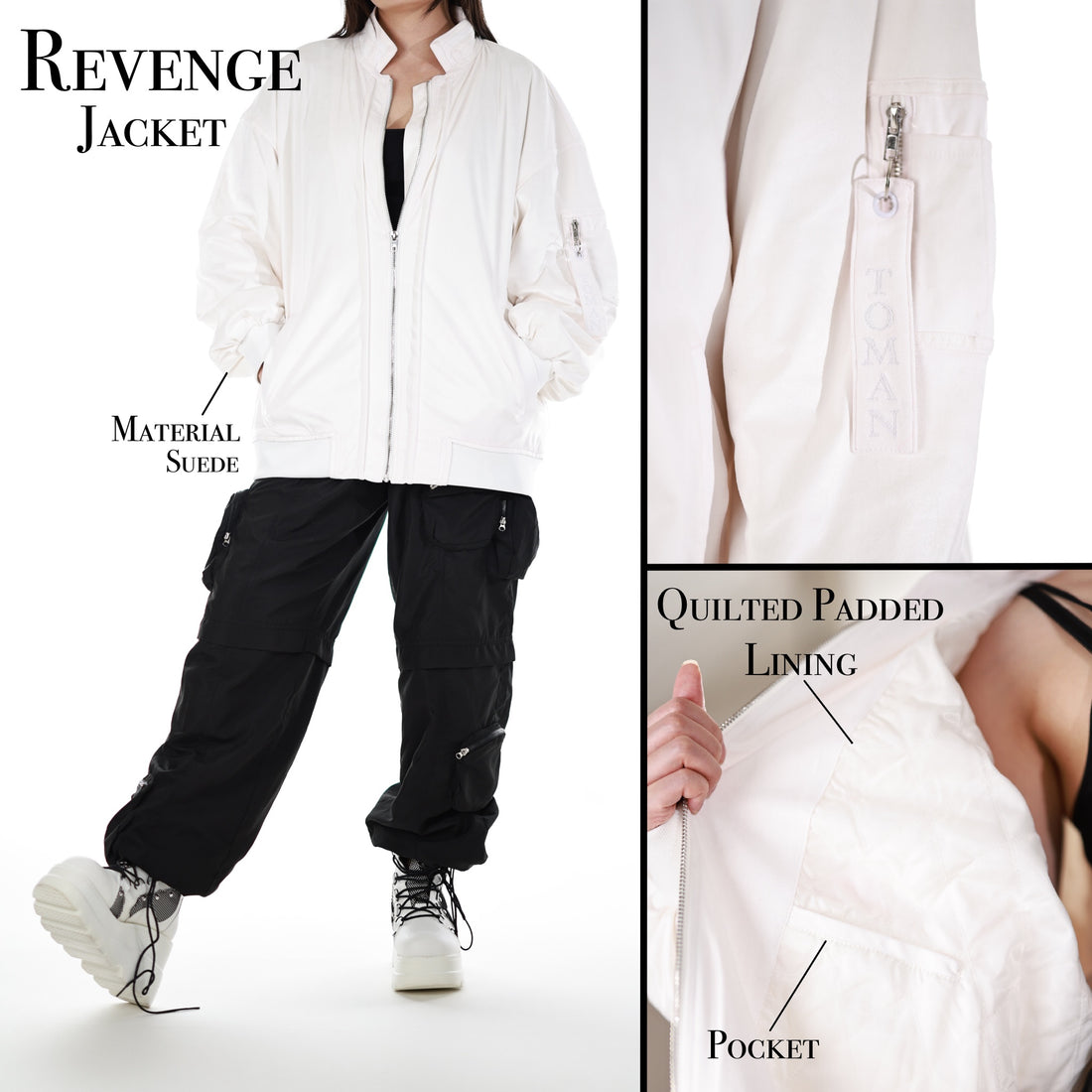 Revenge Suede Leather Jacket Preorder