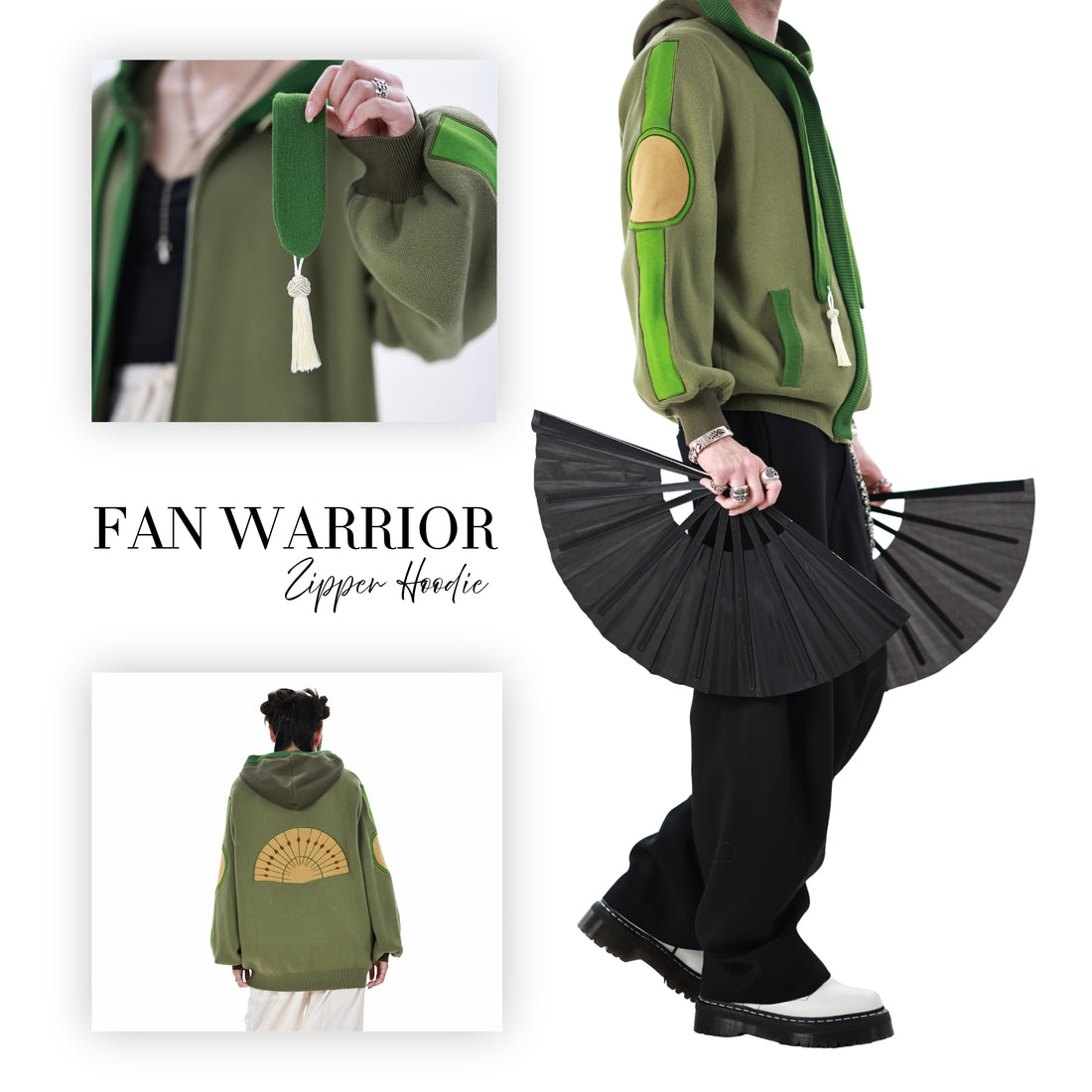 Fan Warrior Zipper Hoodie Preorder