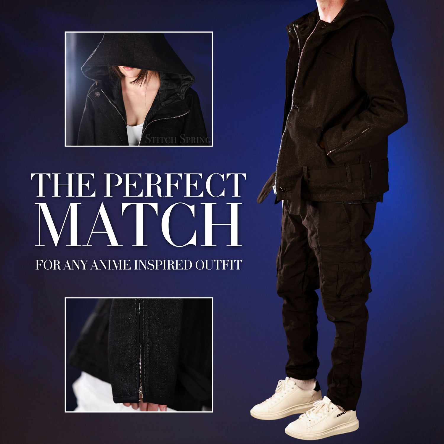 Black Arise Denim Jacket Preorder