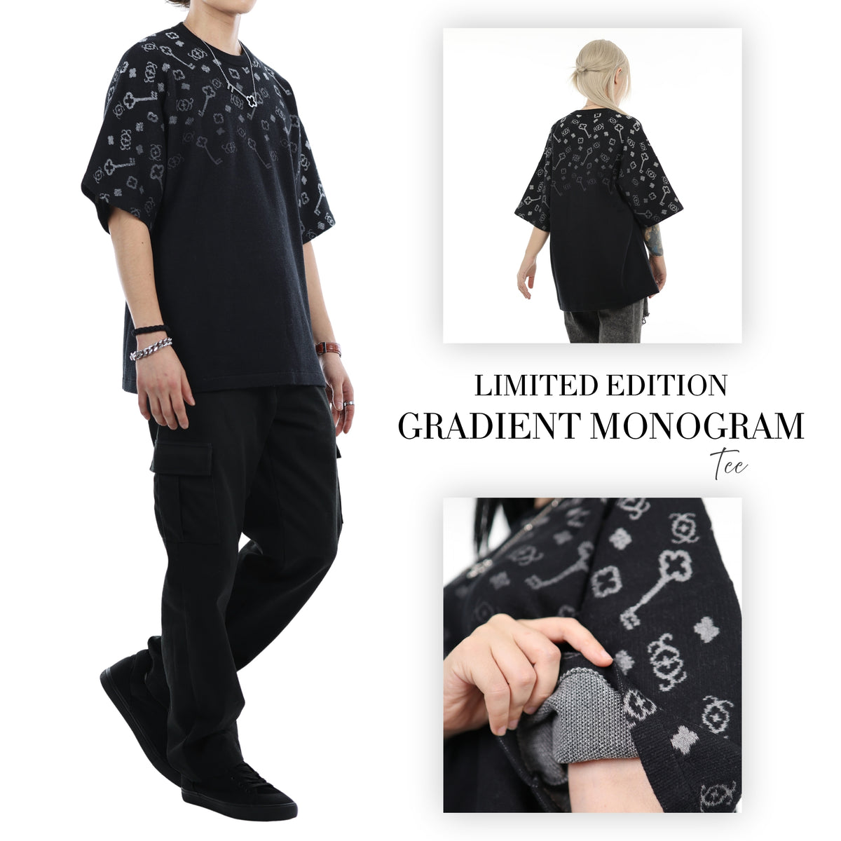 Limited Edition Gradient Monogram Tee Preorder