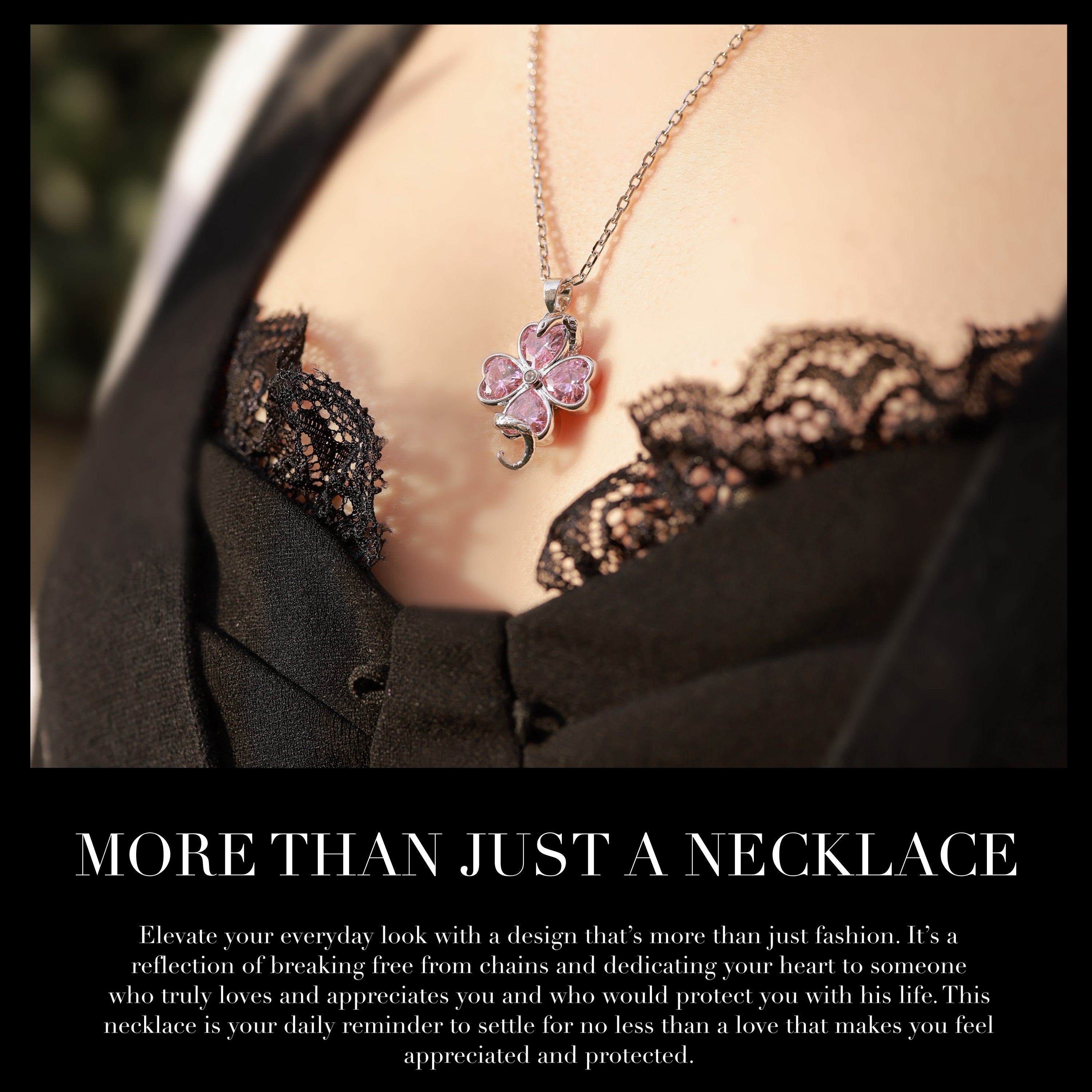 Silver Eternal Love Necklace Preorder