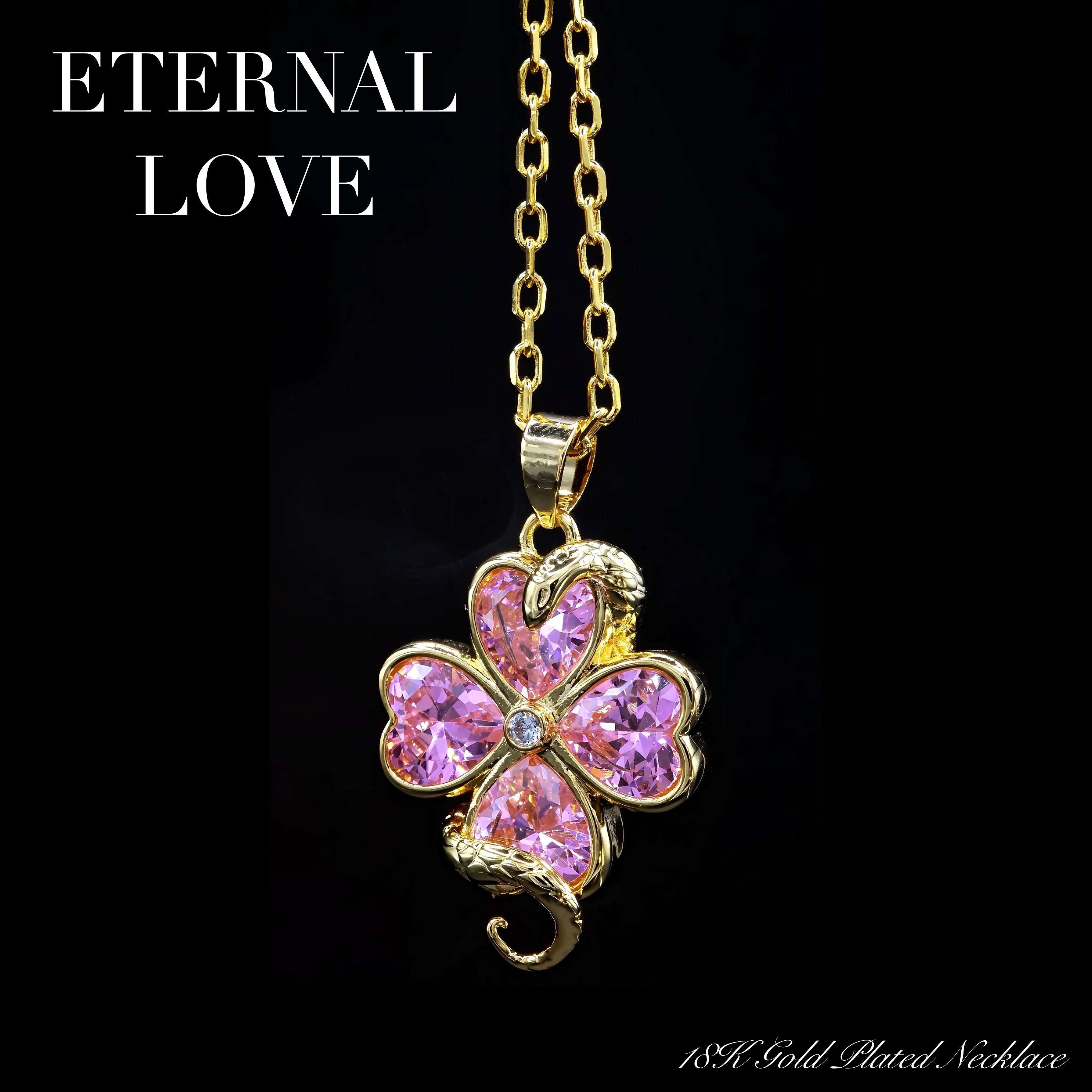 Gold Eternal Love Necklace Preorder