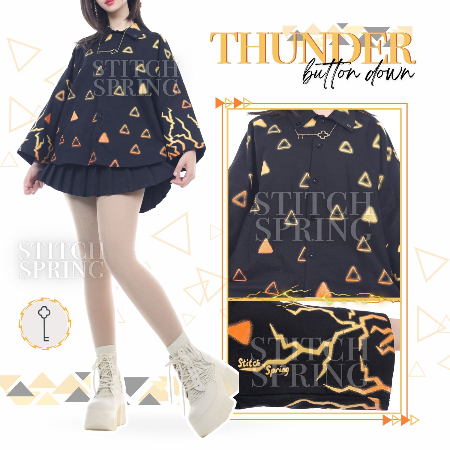 Thunder Button Down Preorder