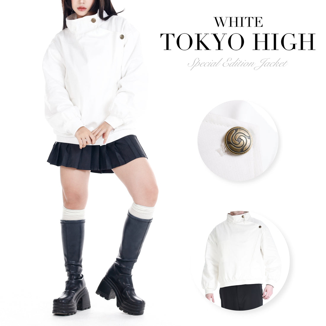 White Tokyo High Jacket Preorder (Special Grade)