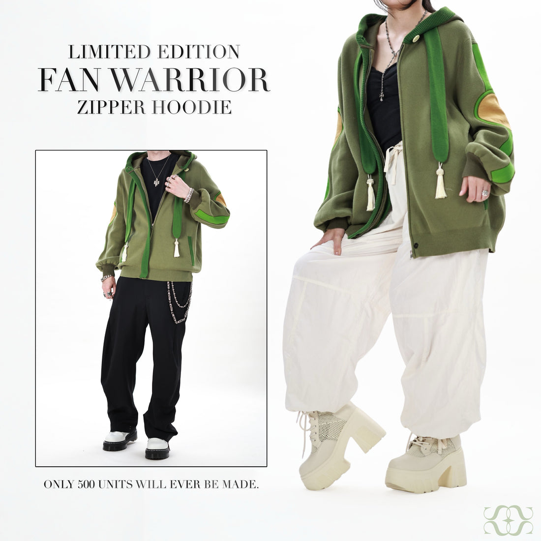Fan Warrior Zipper Hoodie Preorder