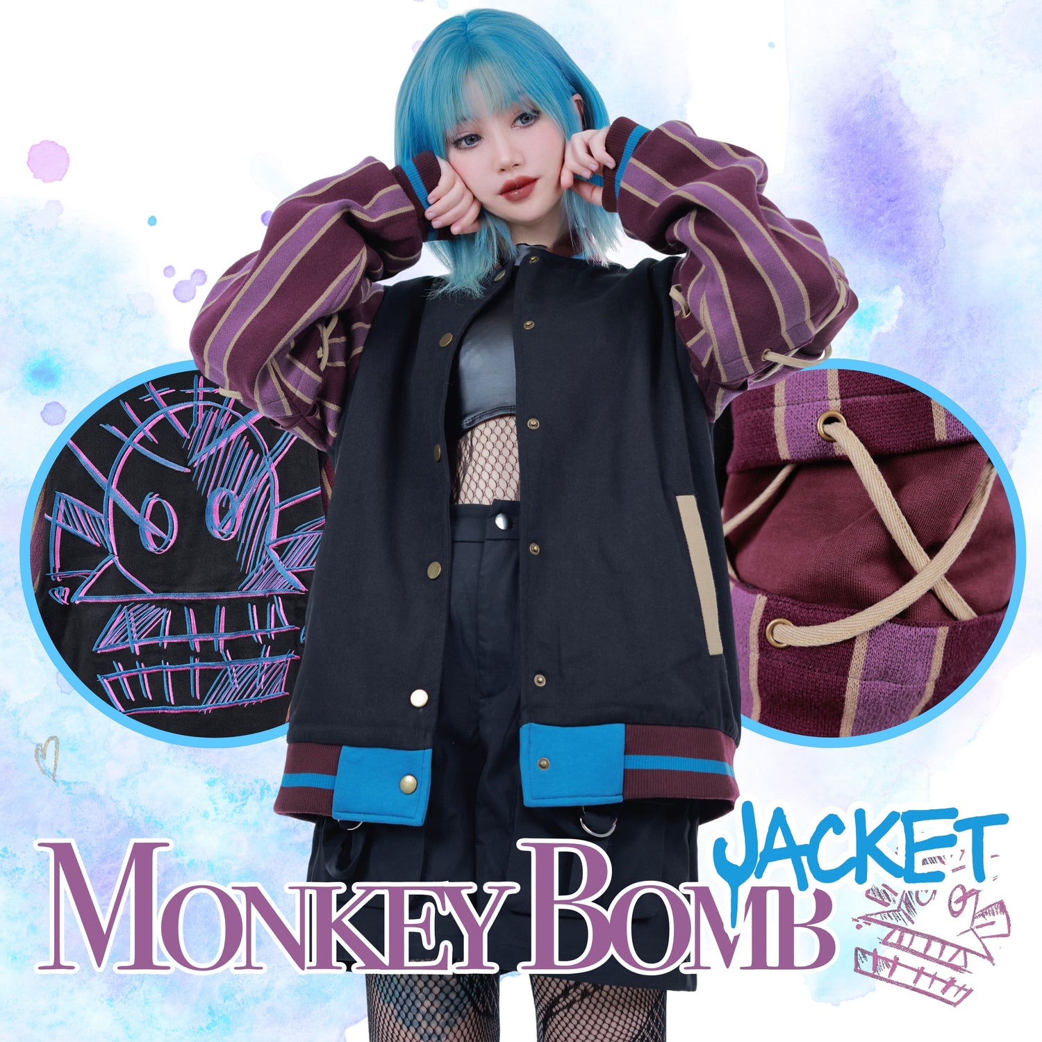 Monkey Bomb Varsity Jacket Preorder