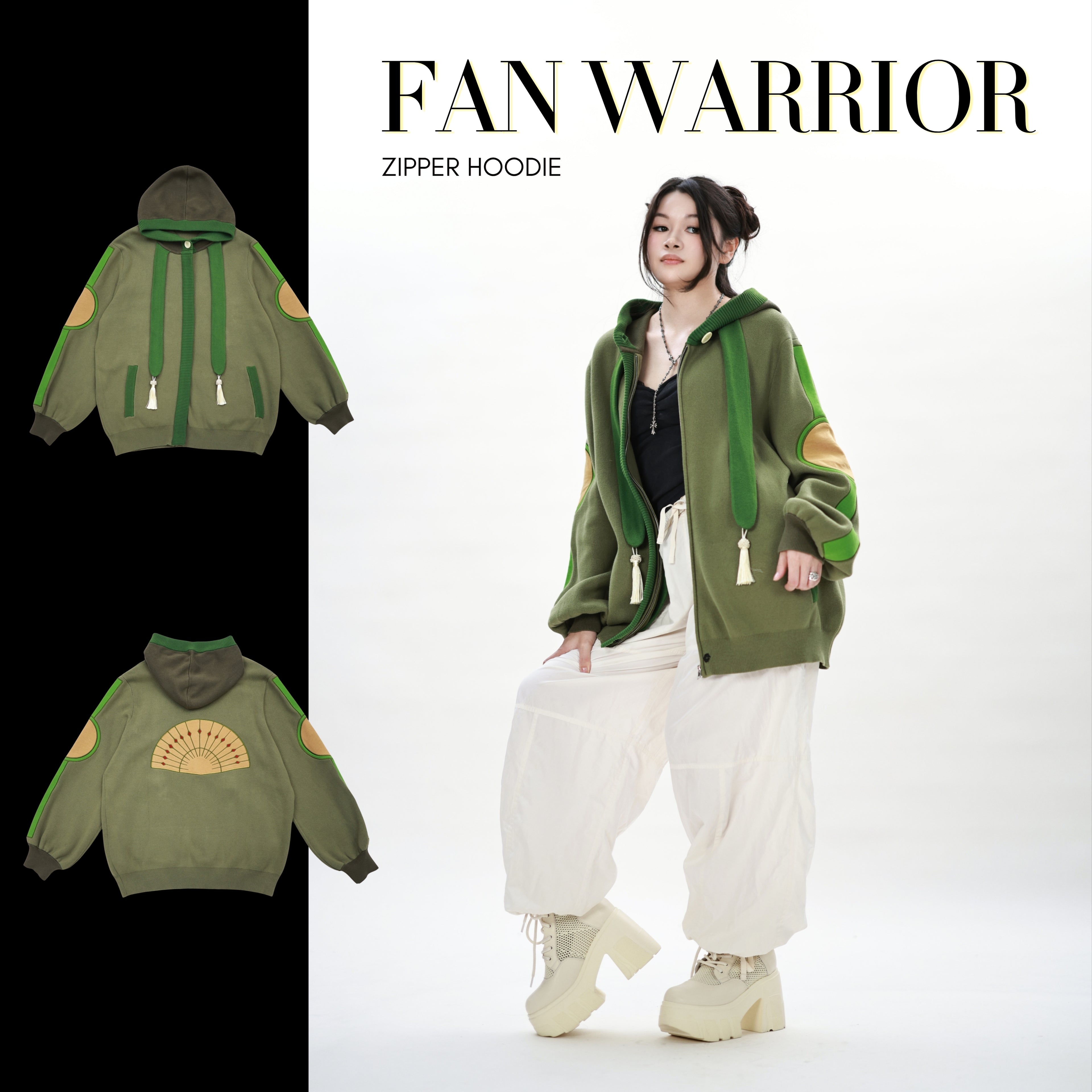 Fan Warrior Zipper Hoodie Preorder