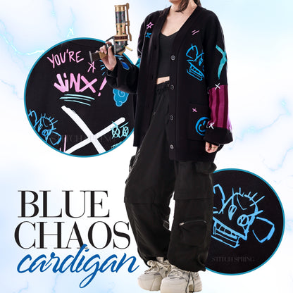 Blue Chaos Cardigan Preorder