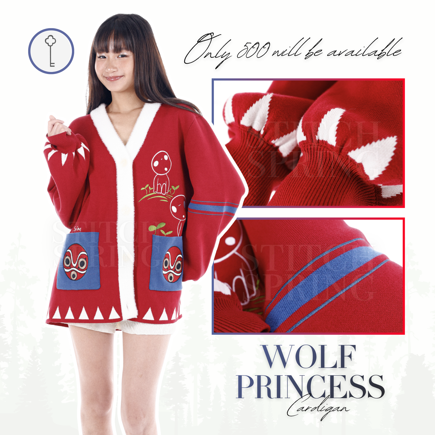 Wolf Princess Cardigan Preorder