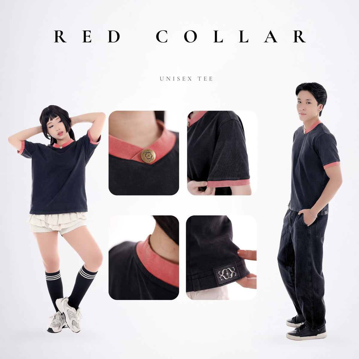 Red Collar Tee Preorder