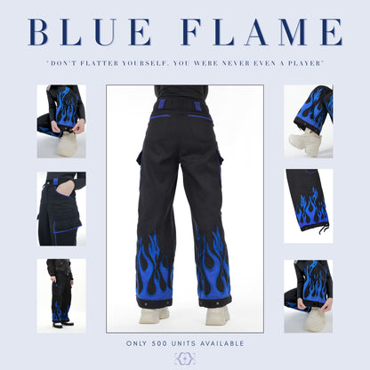 Blue Flame Denim Pants Preorder