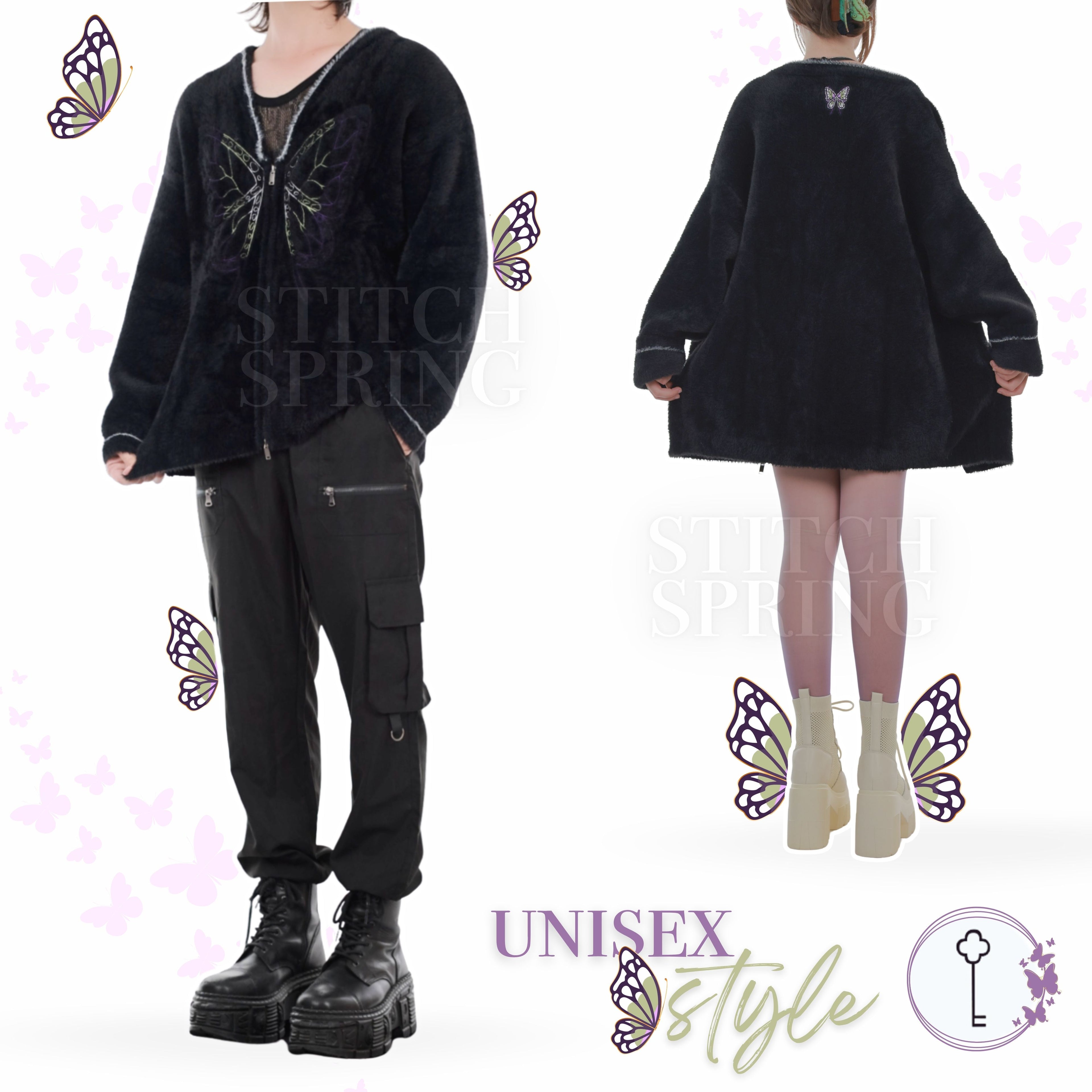 Fuzzy Butterfly Cardigan Preorder