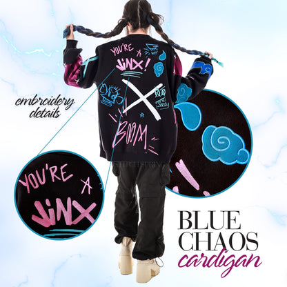 Blue Chaos Cardigan Preorder