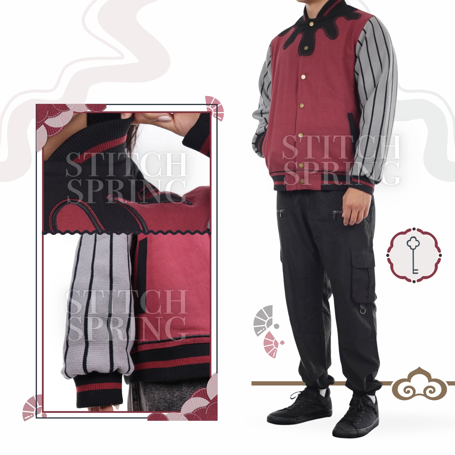 Crimson Fan Jacket Preorder