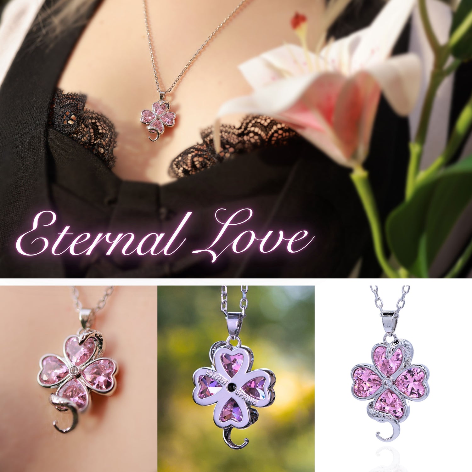Silver Eternal Love Necklace Preorder