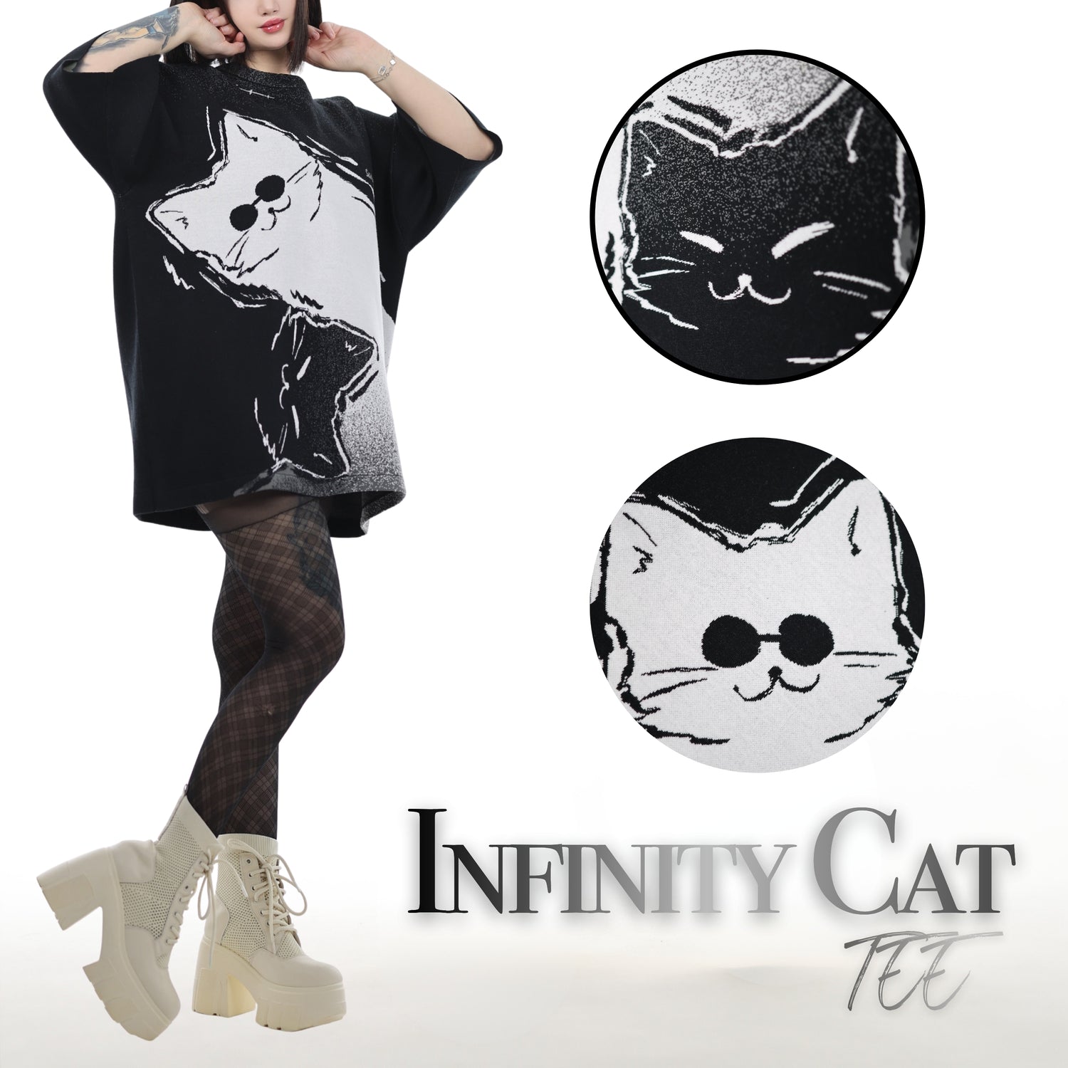 Infinity Cat T-Shirt Preorder