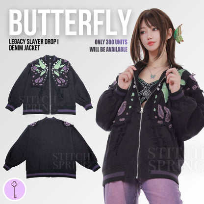Butterfly Denim Jacket Preorder