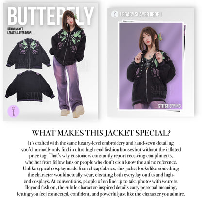 Butterfly Denim Jacket Preorder