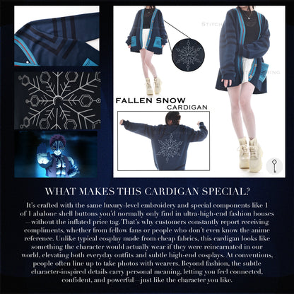 Fallen Snow Cardigan Preorder