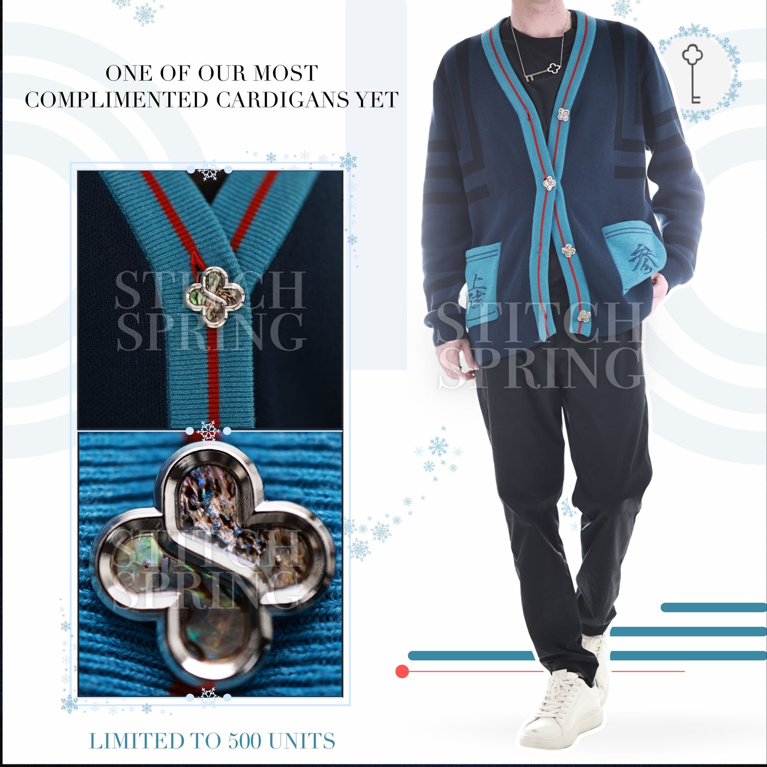 Fallen Snow Cardigan Preorder