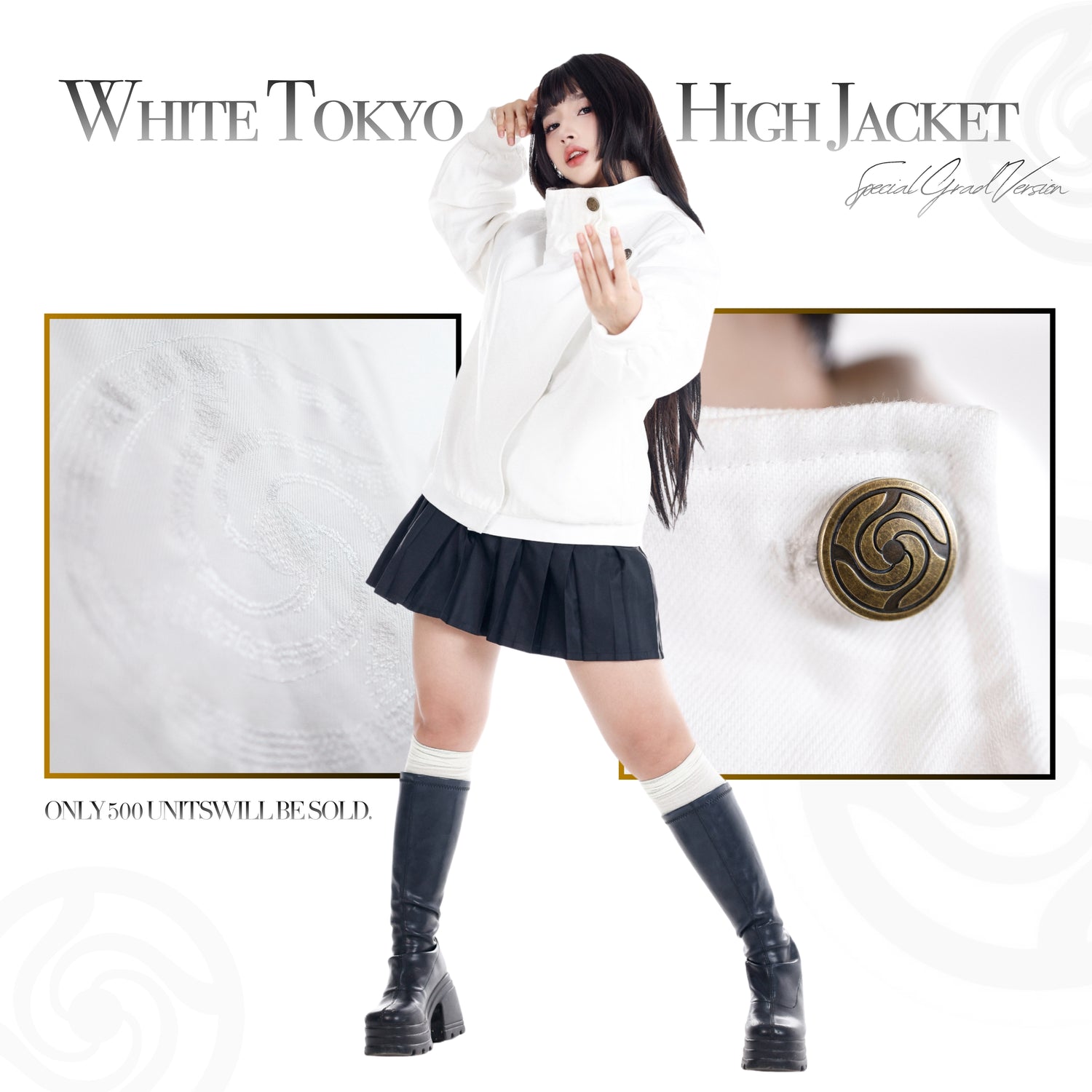 White Tokyo High Jacket Preorder (Special Grade)