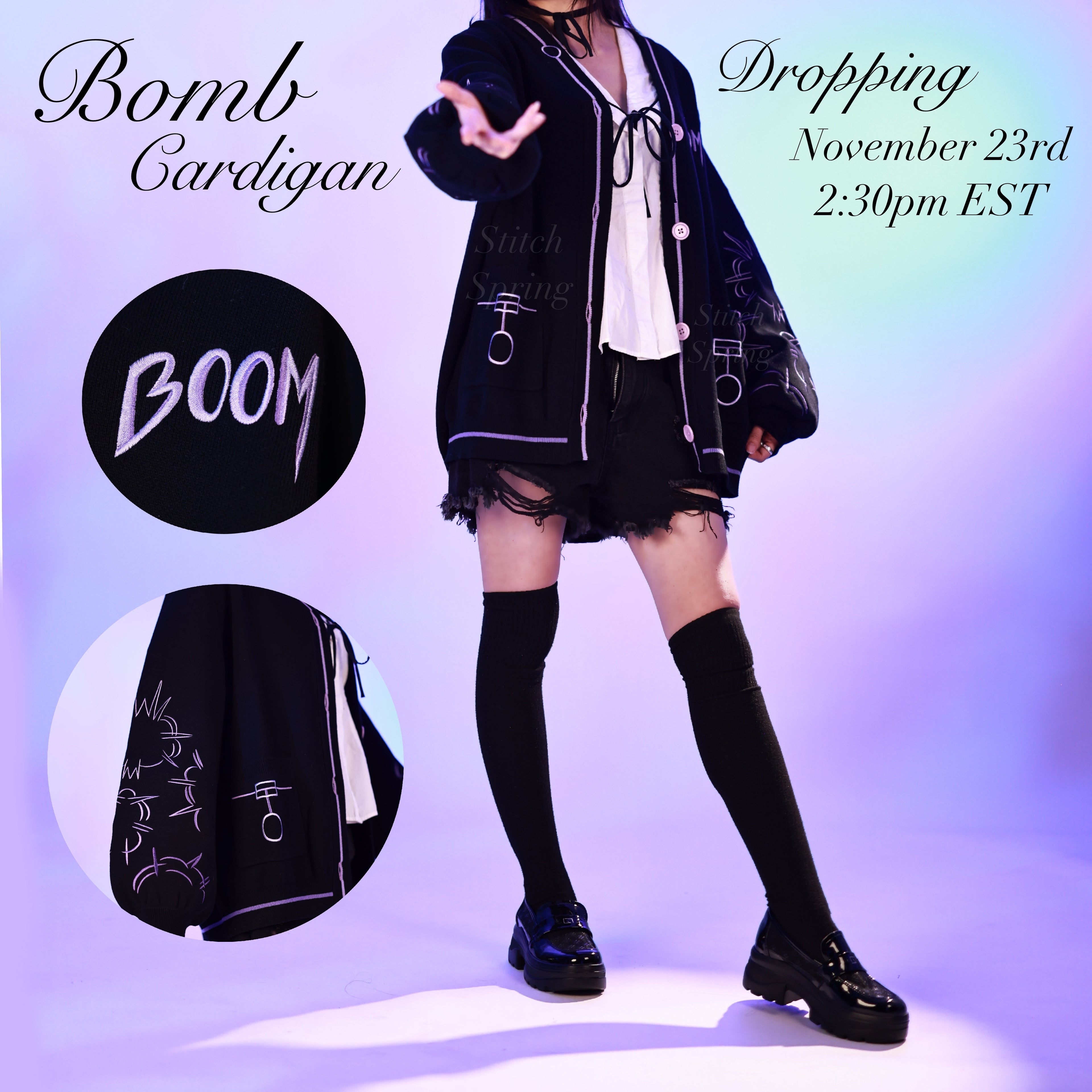 Bomb Cardigan Preorder