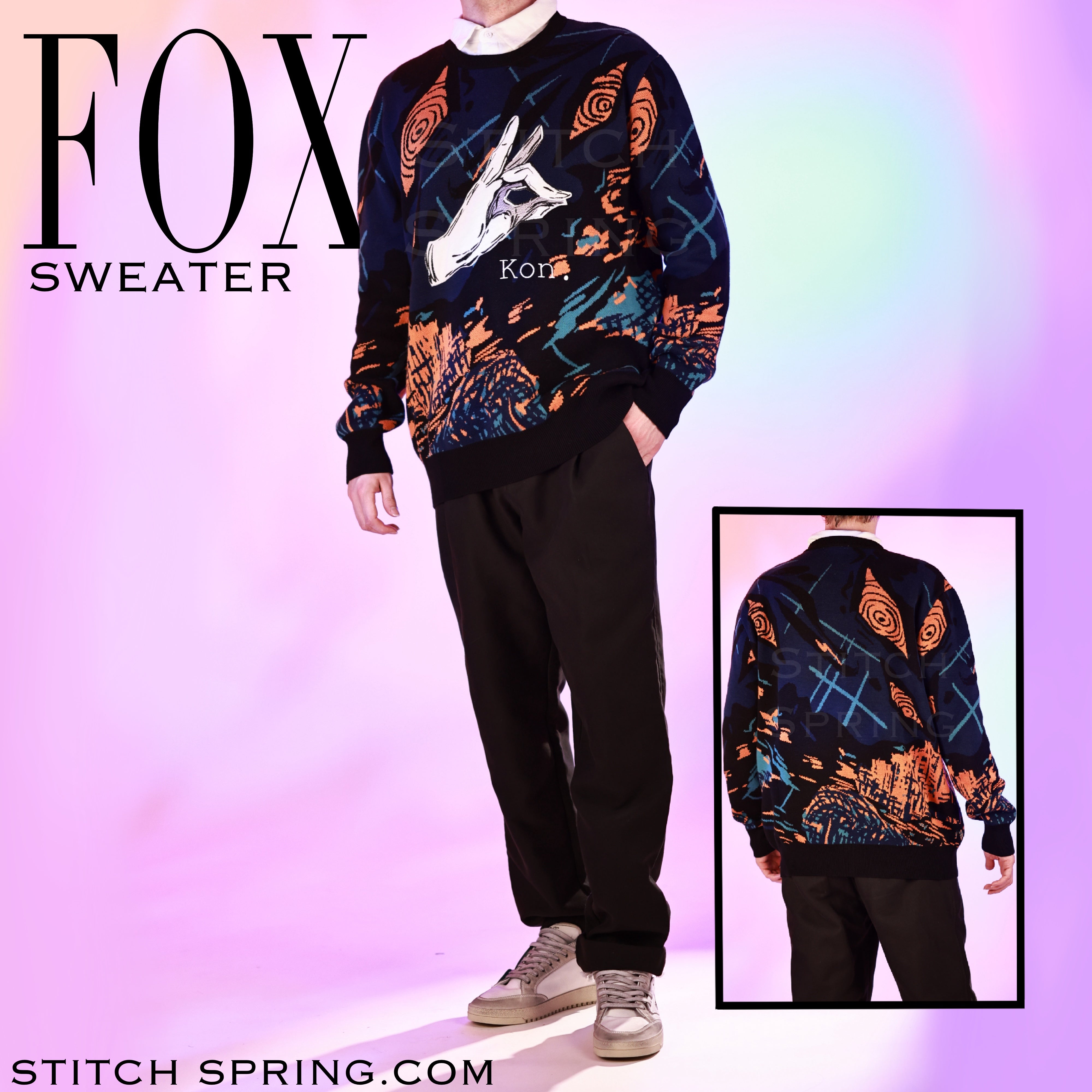 soe Over Printed Sweater /