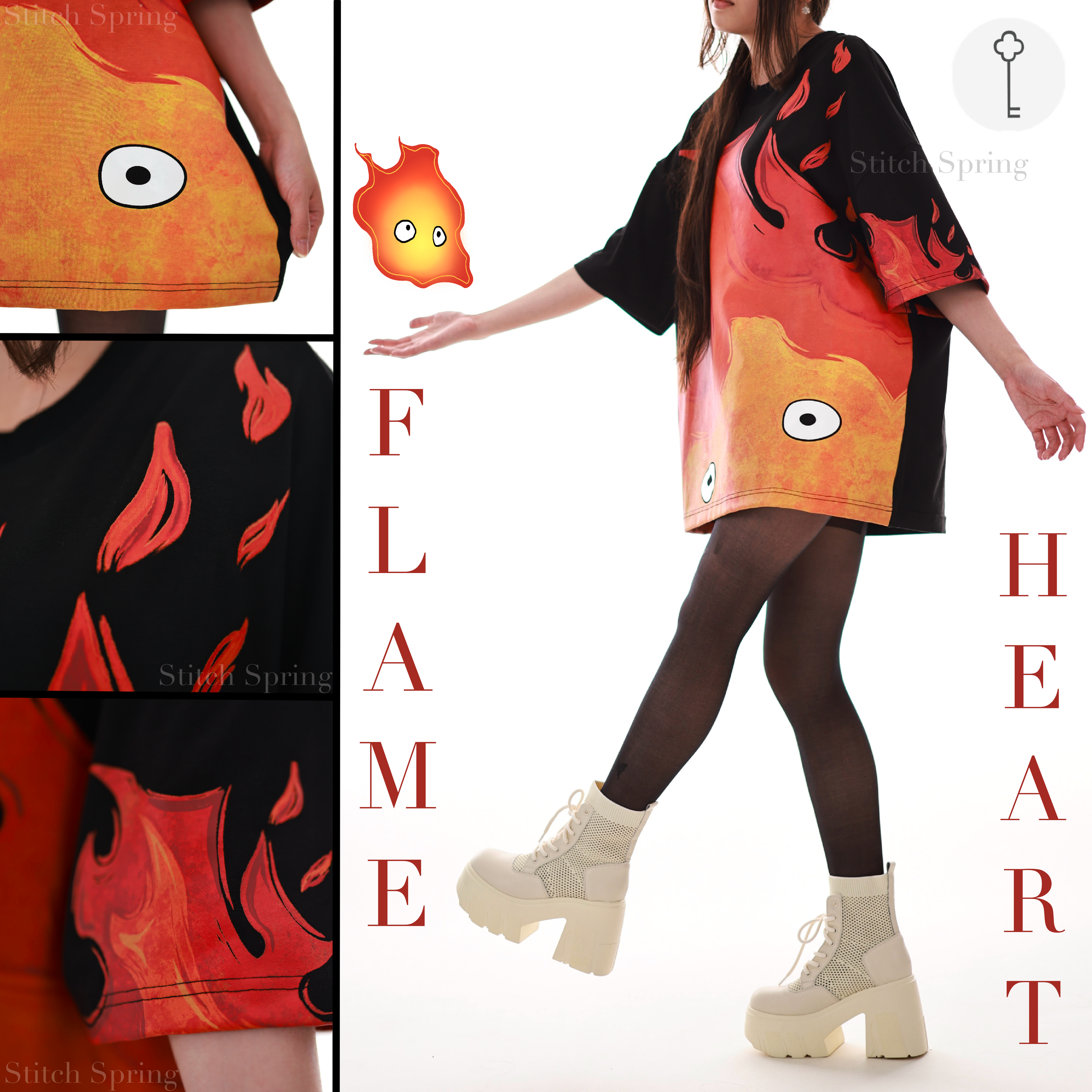 Flame Heart T-Shirt Preorder