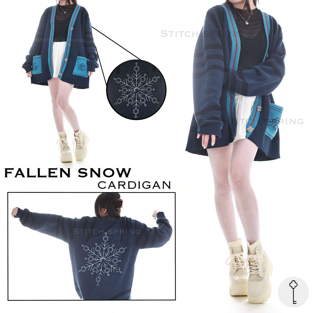 Fallen Snow Cardigan Preorder