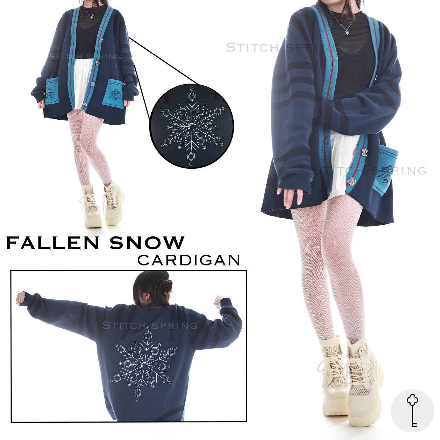 Fallen Snow Cardigan Preorder