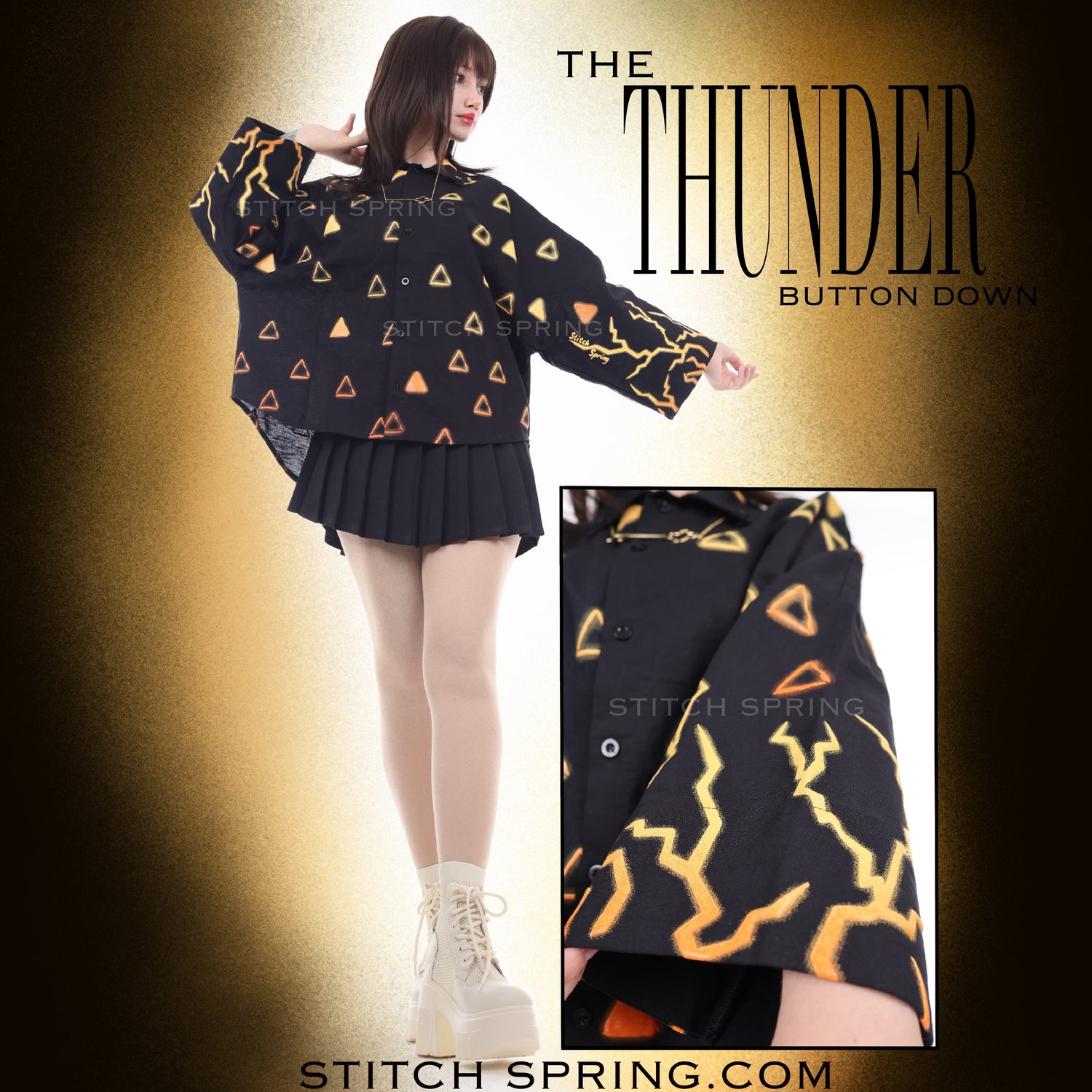 Thunder Button Down Preorder