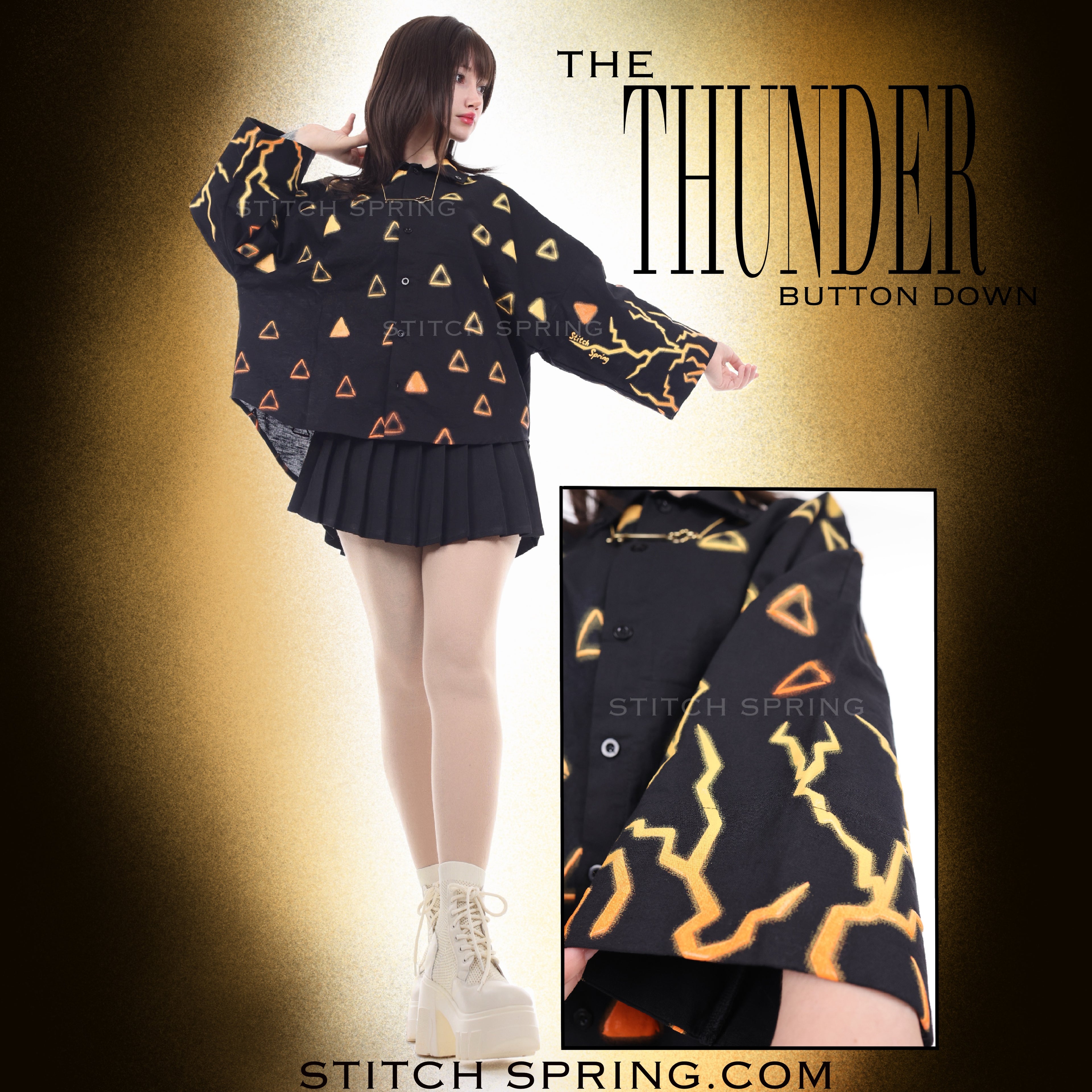 Thunder Button Down Preorder