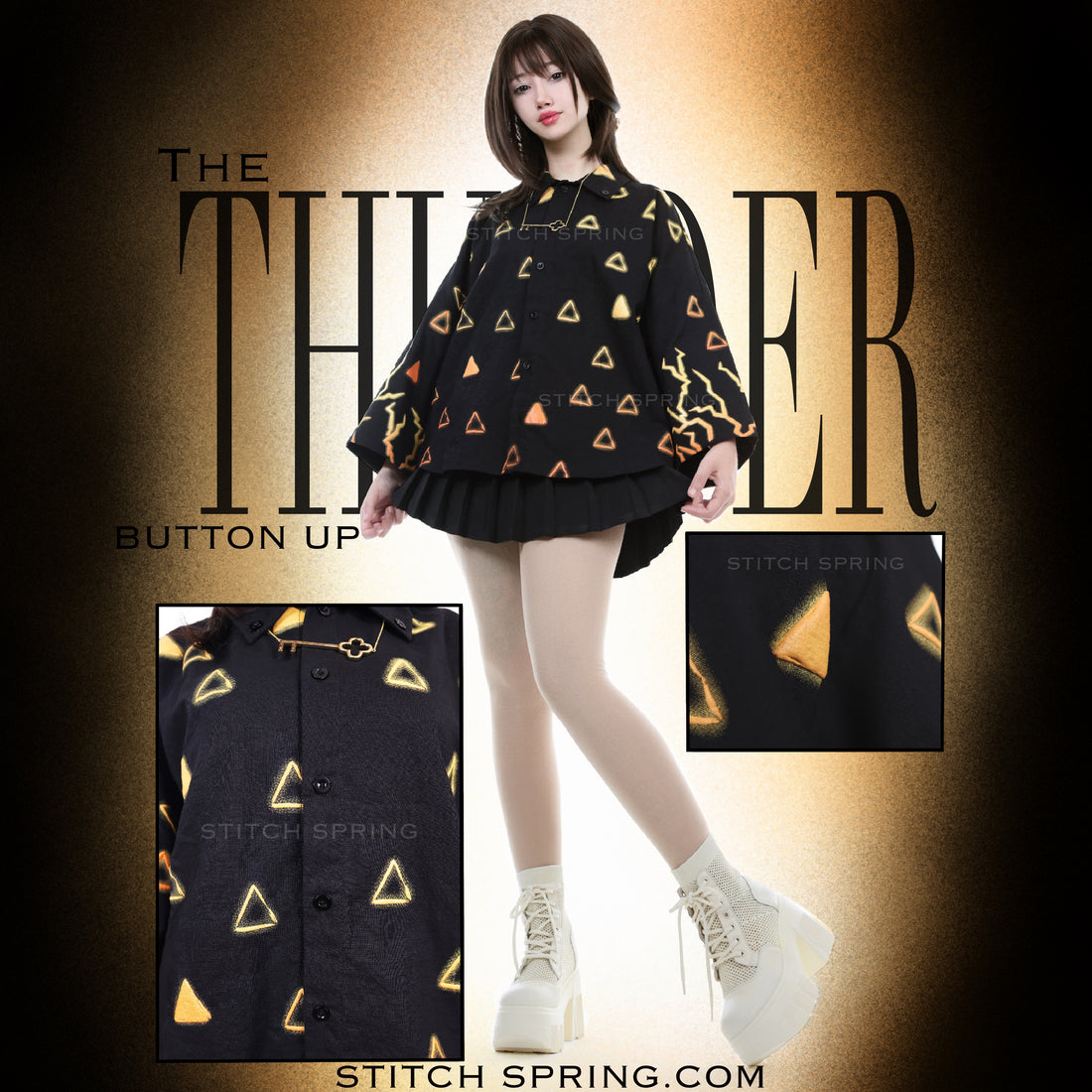 Thunder Button Down Preorder