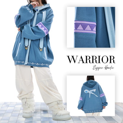 Warrior Zipper Hoodie Preorder