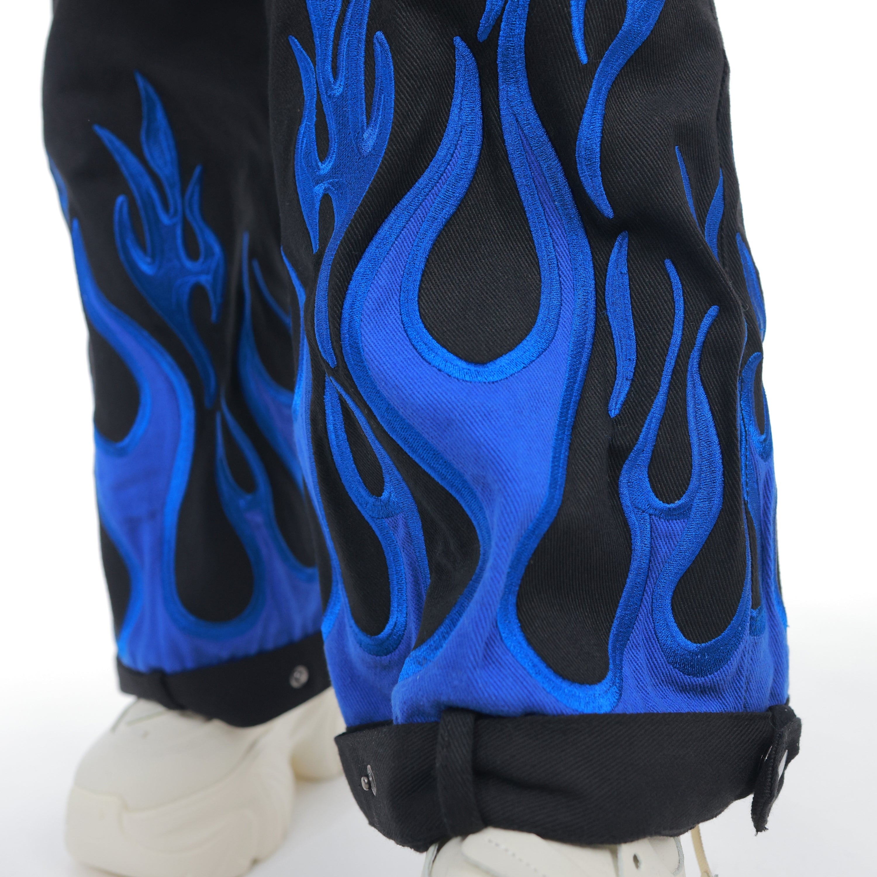 Blue Flame Denim Pants Preorder